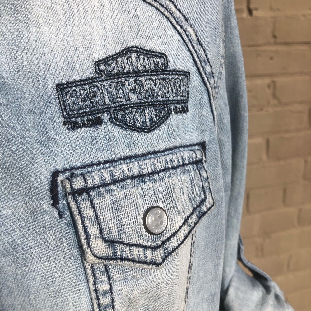 Harley Davidson denim shirt - Picture 8 of 8